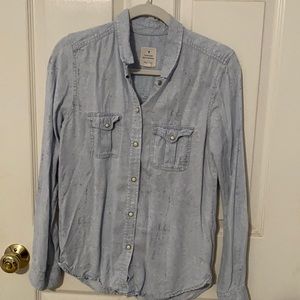 Vintage boyfriend soft jean button down
